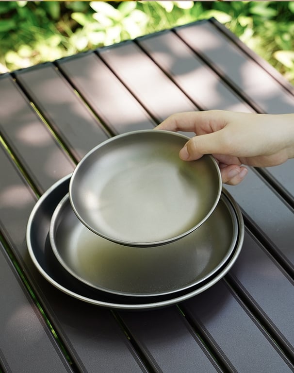 Pure Titanium Camping Dish | Lightweight Tableware for Outdoor Adventures thumbnail 9