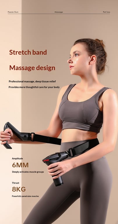 Cross-Border 887 Silent Fascia Gun | Health & Beauty Muscle Recovery thumbnail 8