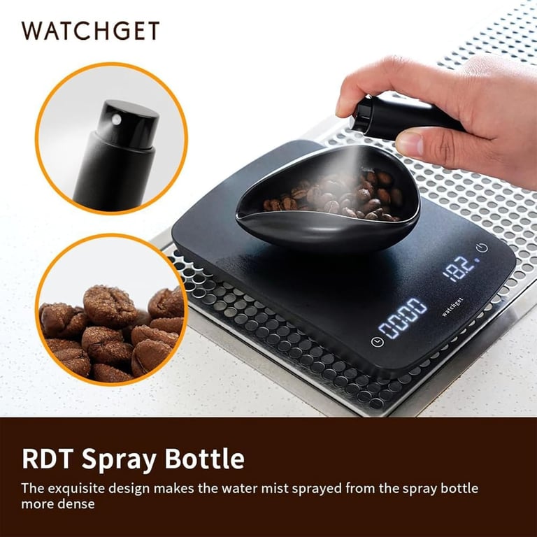 Coffee RDT Spray Bottle & Dosing Scoop Set | Static Reduction thumbnail 2