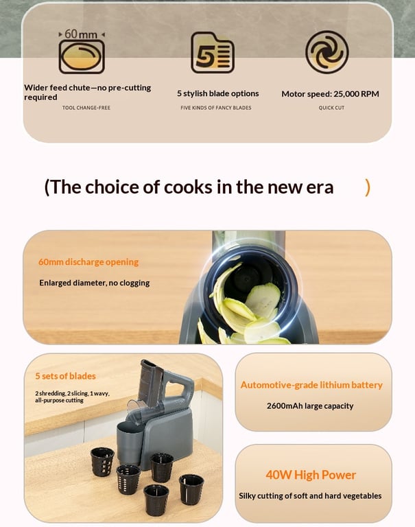Automatic Vegetable Cutter with Smart Display | Home & Kitchen thumbnail 10