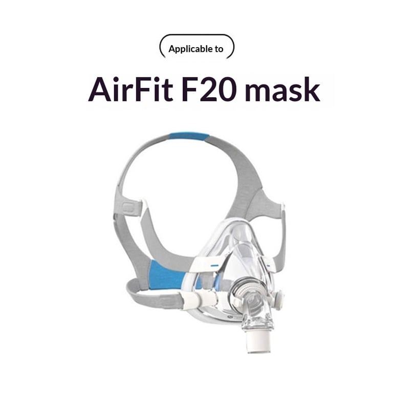 AirFit F20 Full-Face CPAP Mask | Sleep Apnea Ventilator Therapy thumbnail 4