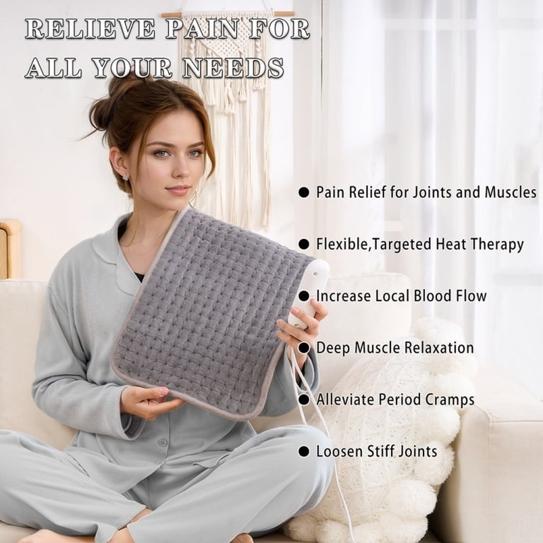 Electric Heating Pad for Back, Neck & Shoulder Pain Relief | Canada thumbnail 19