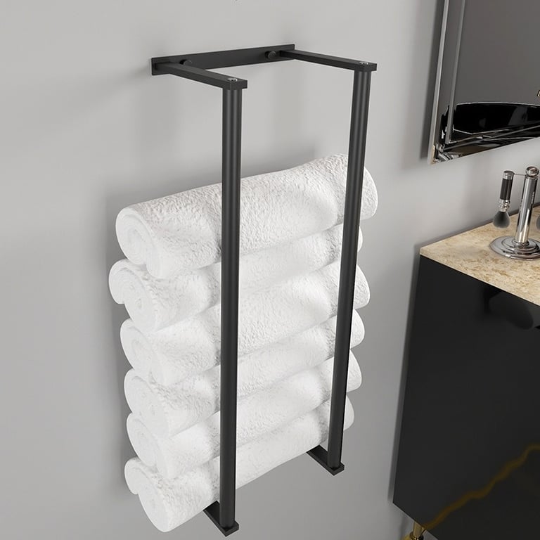 Wall-Mounted Minimalist Towel Storage Rack | Home & Kitchen - image 1