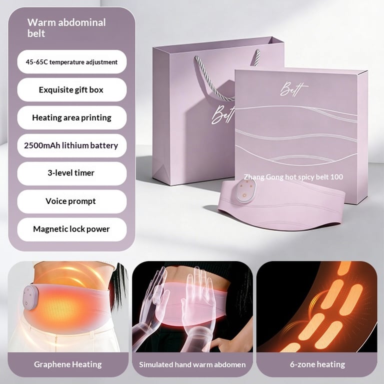 Low-Current Heating Lumbar Massage Device | EMS Waist Belt thumbnail 16