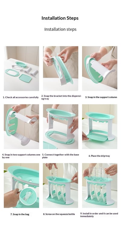 Manual Baby Food Storage Bags for Complementary Feeding | Captain Fam thumbnail 2