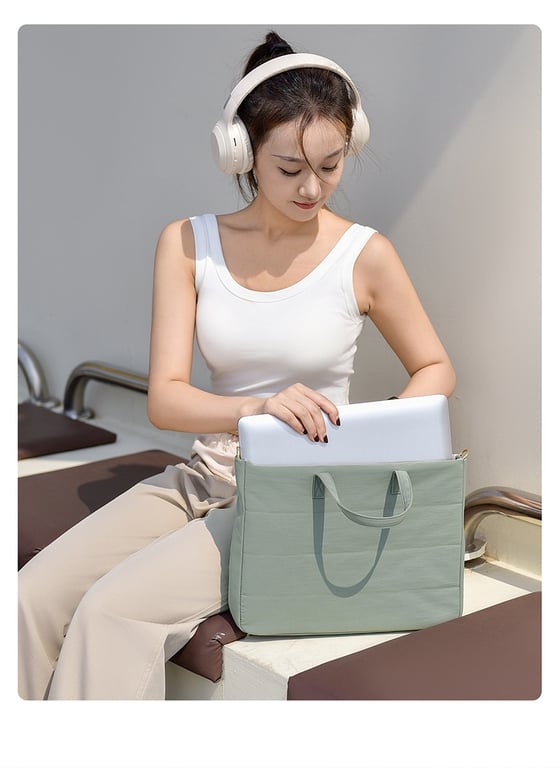 Stylish Lightweight Women's Computer Bag | Large Capacity Tote Storage thumbnail 13