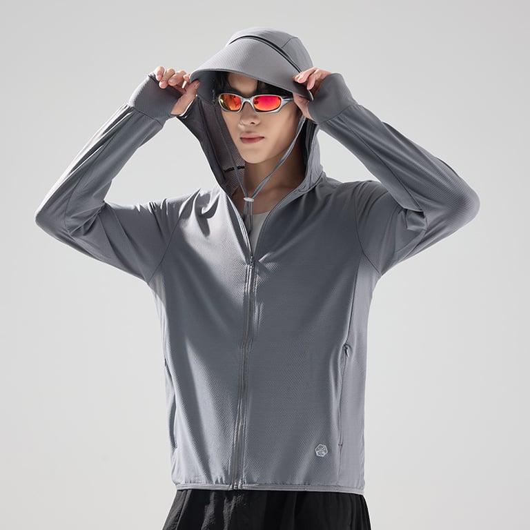 Men's Outdoor Ice-Silk Sun-Protective Clothing | UPF50+ Lightweight Jacket thumbnail 14