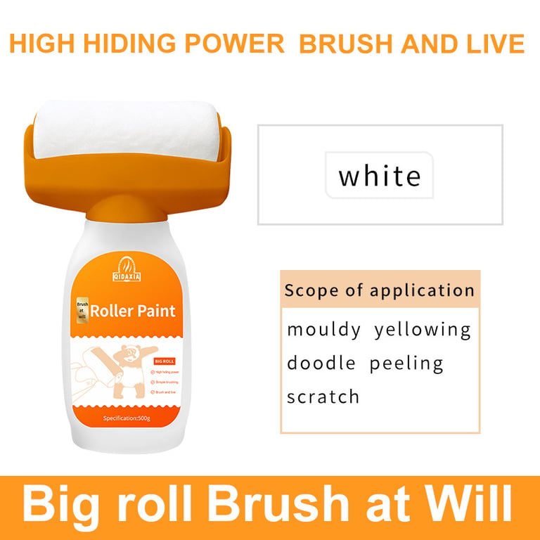 Orange Wall Roller Touch-up Paint | Water-Based, Low-Odor, All-in-One thumbnail 2