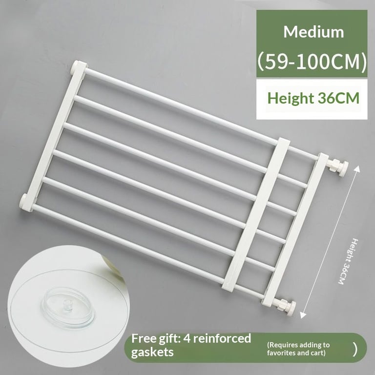 Retractable Pet Gate Dog Fence | Adjustable Indoor Playpen Barrier thumbnail 9