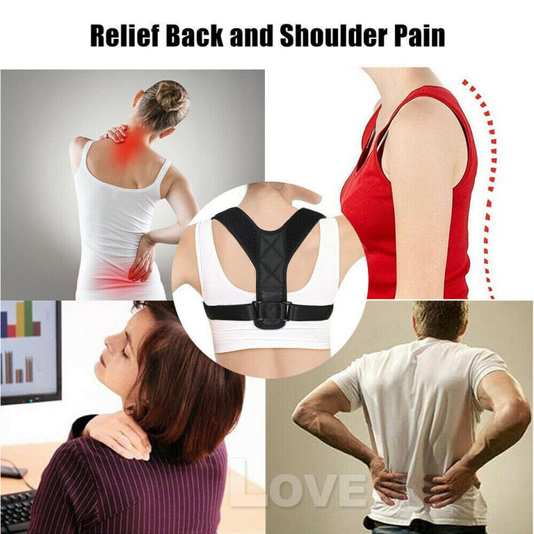 Posture Clavicle Support Corrector Back Straight Shoulders Brace Strap thumbnail 9