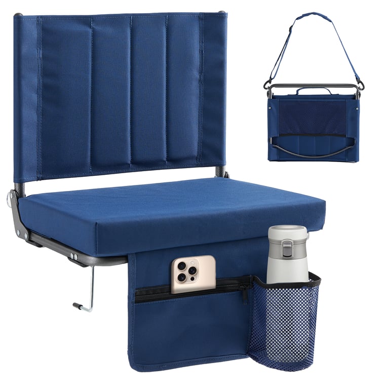 Stadium Seat with Backrest Support | Padded Bleacher Chair Canada thumbnail 8