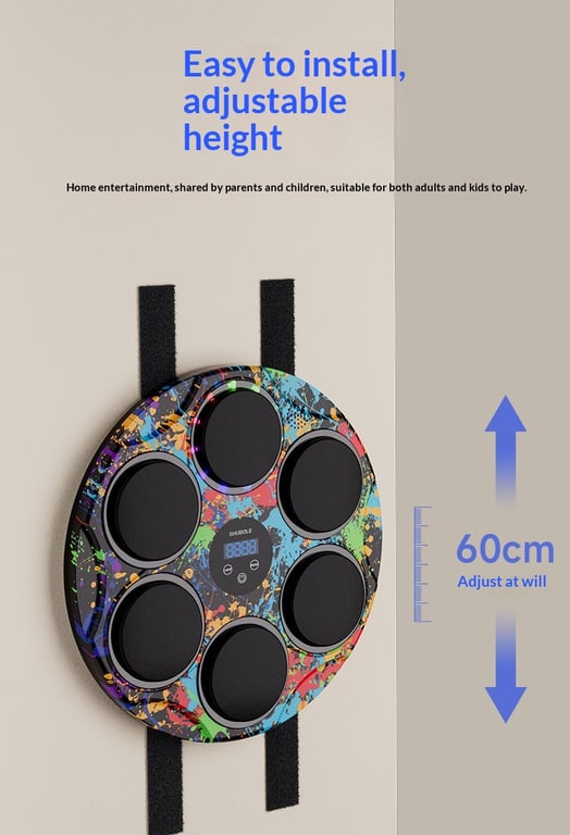 Smart Music Boxing Machine Wall Target | Home Fitness Equipment Canada thumbnail 5