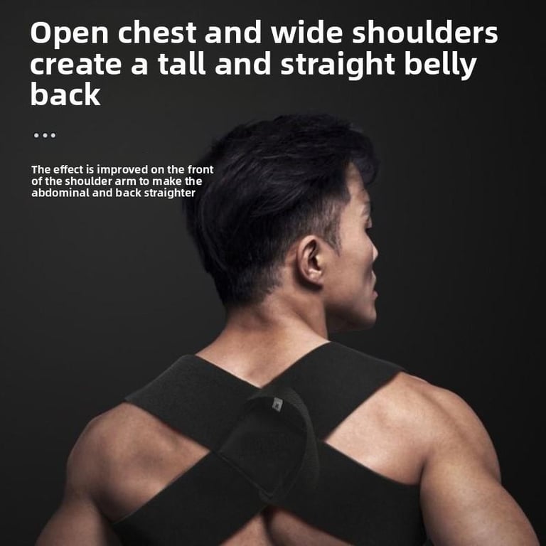 Adjustable Fitness Posture Corrector Straps | Shoulder Support Weight Training thumbnail 5