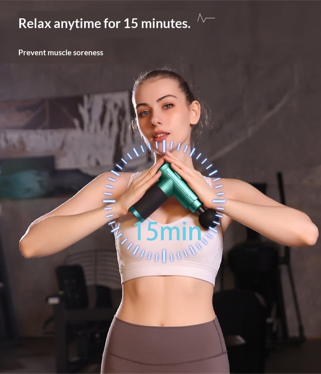 Portable Sports Muscle Relaxation Massager | 32-Speed Fascia Gun thumbnail 2