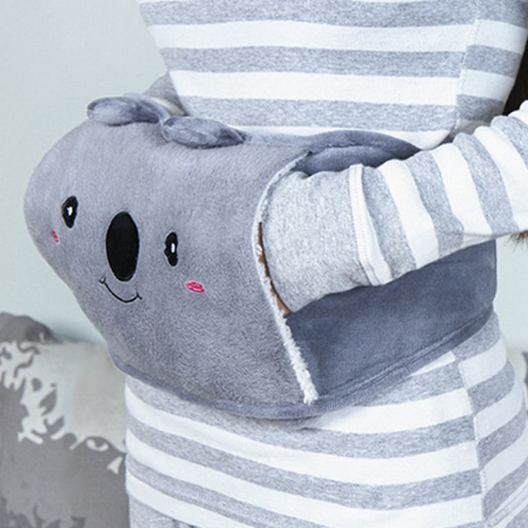 Plush Waist Cover Winter Belly Warmer with Hot Water Bottle | Cozy Koala thumbnail 7