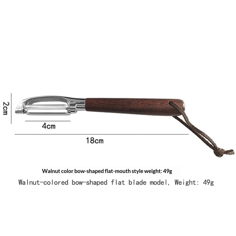 Stainless Steel Acacia Wood Peeler | Y-Shaped & I-Shaped Designs thumbnail 8
