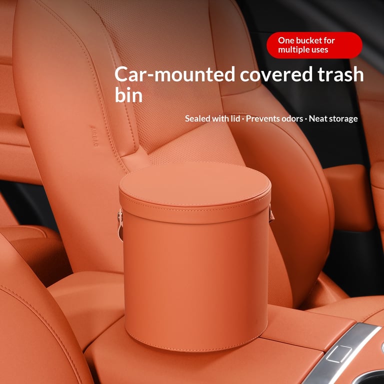 In-Car Storage Bucket Multifunctional Organizer | Odor Control thumbnail 12