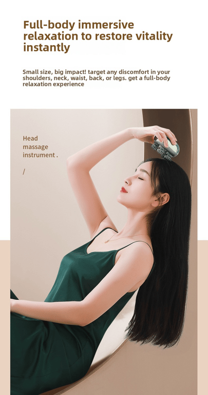 English Mini Octopus Head Massager | Rechargeable Scalp Kneading Device thumbnail 7