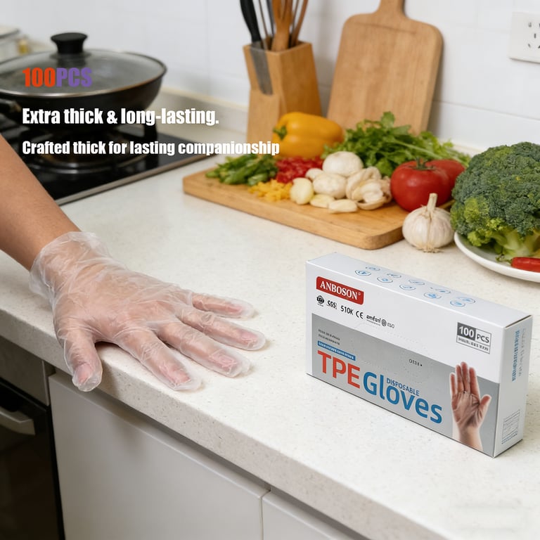 Ultra Thick Powder-Free Nitrile Gloves | Food Service & Cleaning thumbnail 17