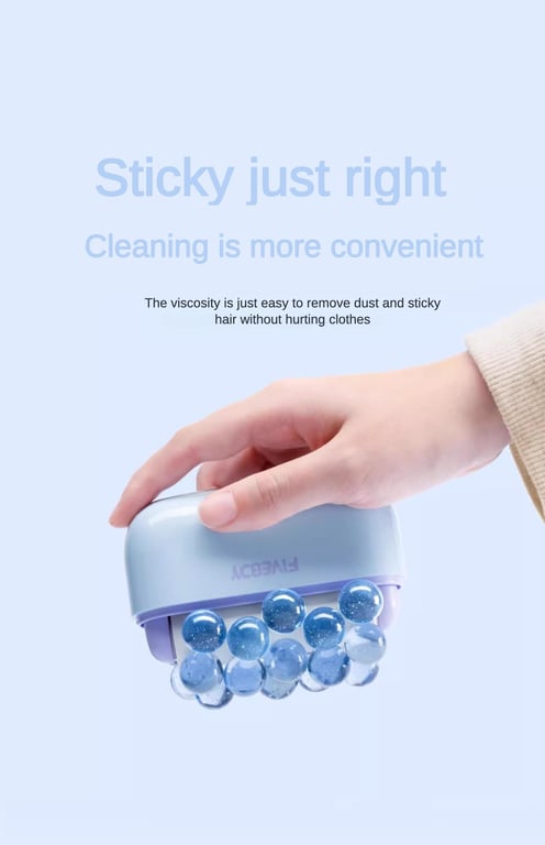Portable Pet Hair Remover With Lid | Reusable Lint Roller thumbnail 7