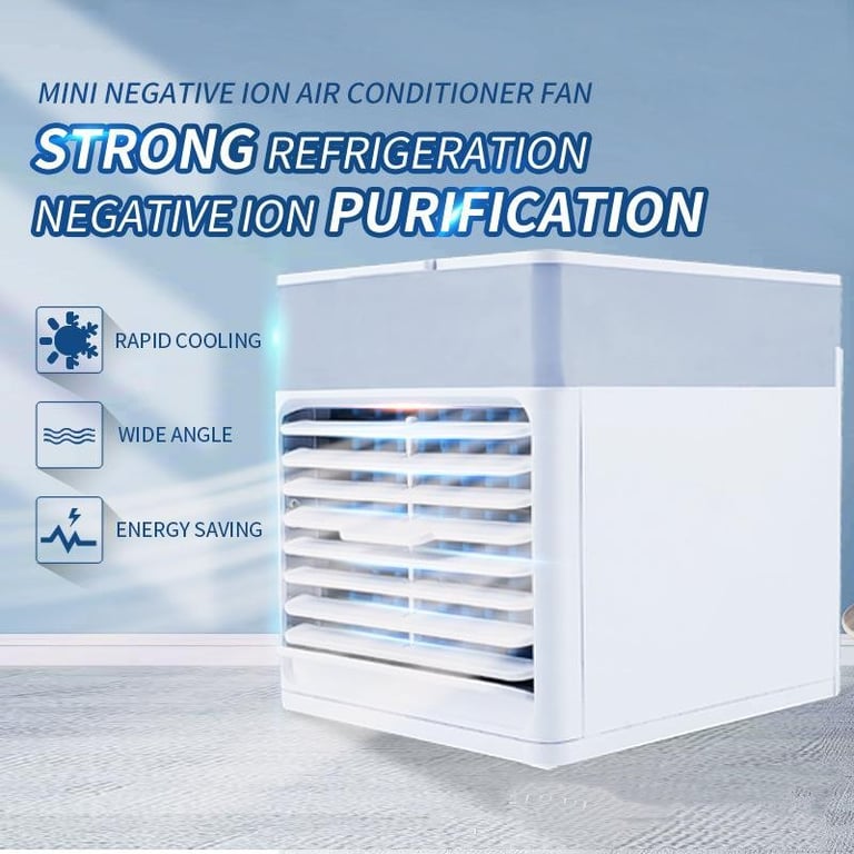 USB Portable Mini Silent Cooler | Personal Air Cooler & Humidifier thumbnail 8