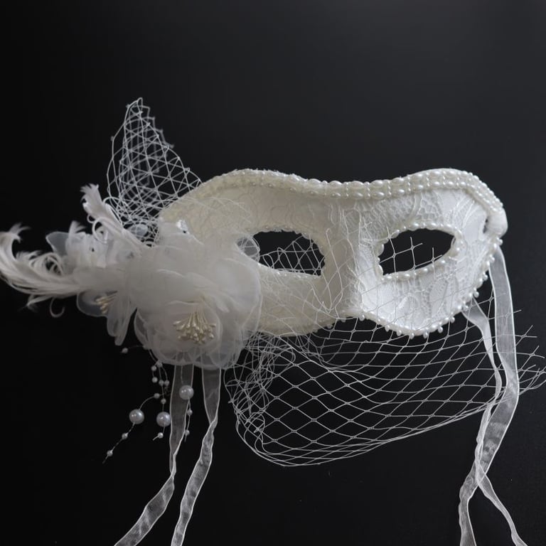 Christmas Half-Face Sexy Party Eye Mask | Masquerade Ball Costume thumbnail 2