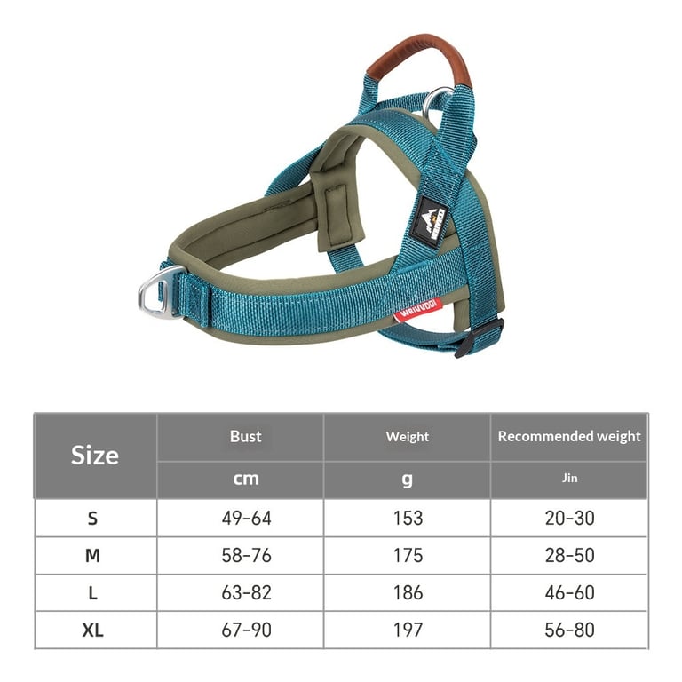 Explosion-Proof Dog Harness with No-Pull Chest Strap | Captain Fam thumbnail 3