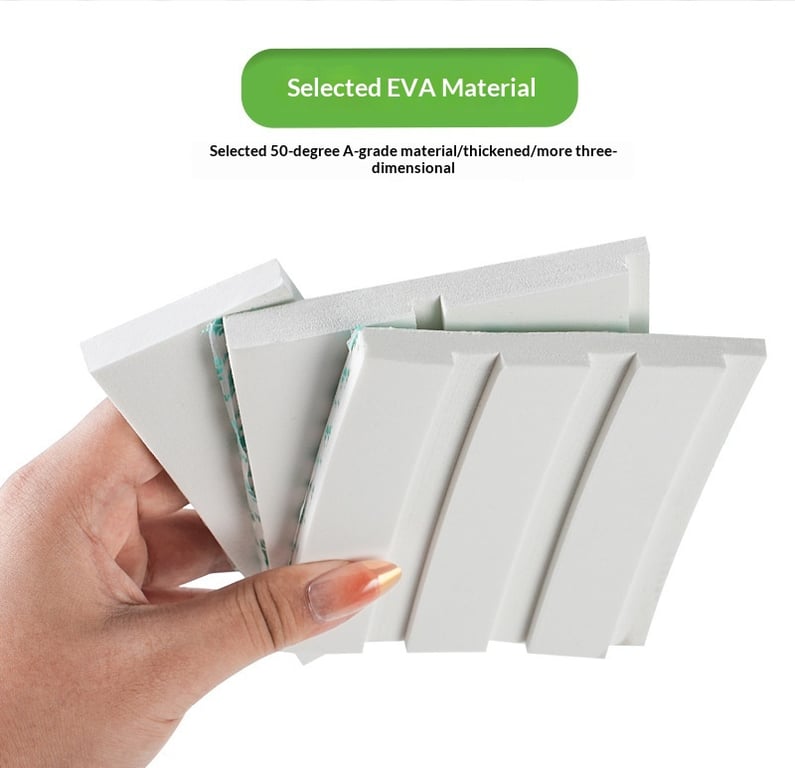 Self-Adhesive EVA Wood Grille Strips | Nail-Free Wall Paneling Canada thumbnail 10