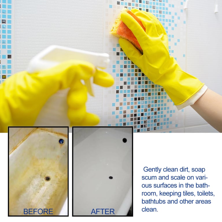 JueFish Bathroom Cleaner | Scale Remover for Glass, Tile & Stainless Steel thumbnail 11