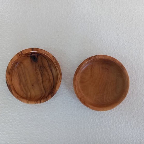 Ice Crackle Glaze Olive Wood Dipping Bowl | Home & Kitchen thumbnail 2