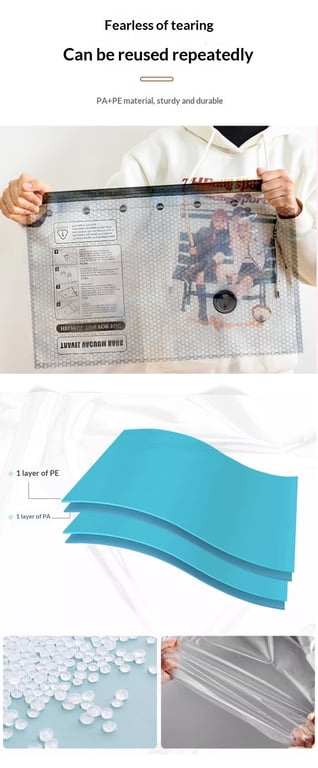 Vacuum Compression Storage Bags With An Electric Pump thumbnail 7