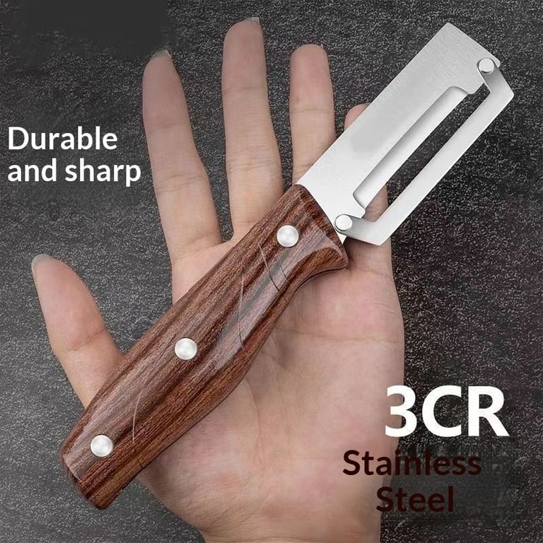 Stainless Steel Kitchen Peeler Y-Shaped | Sharp Vegetable Peeler thumbnail 3