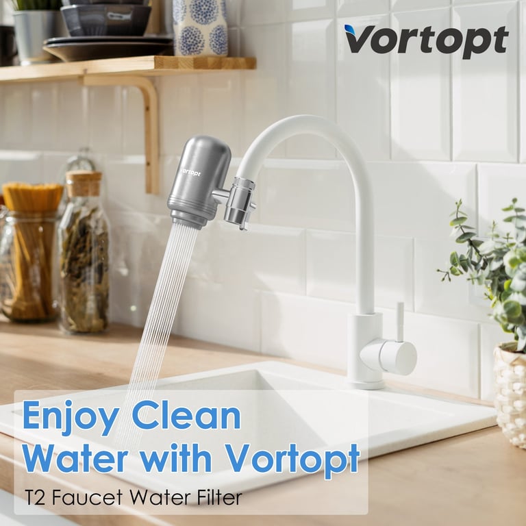 Stainless Steel Faucet Filter with Activated Carbon | Kitchen Water thumbnail 12
