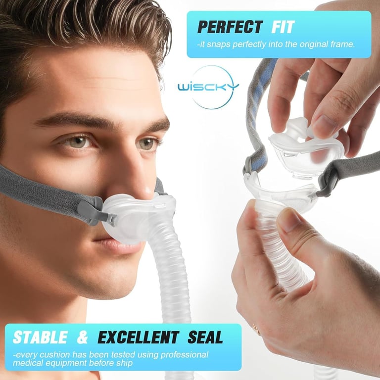 Silicone Nasal Cushion Replacement | Soft Comfort Fit thumbnail 11