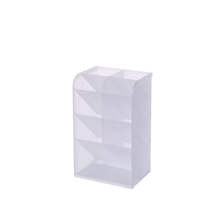 Transparent Large-Capacity Cosmetic Organizer Shelf | Desk Storage thumbnail 2