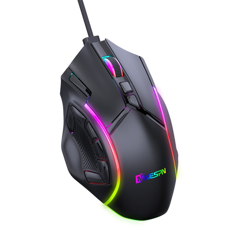Ice Legend 12 Button Macro Gaming Mouse with RGB Lighting | Wired
