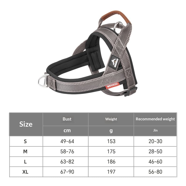Explosion-Proof Dog Harness with No-Pull Chest Strap | Captain Fam thumbnail 5