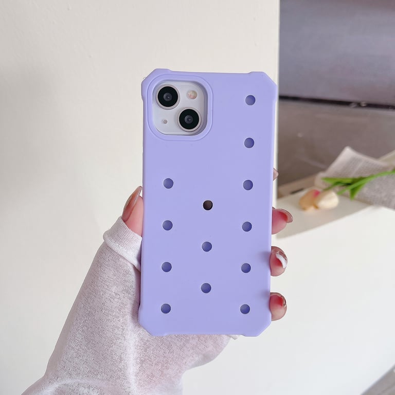 Silicone Hole Phone Case | Protective 3D Perforated Cover Canada thumbnail 10