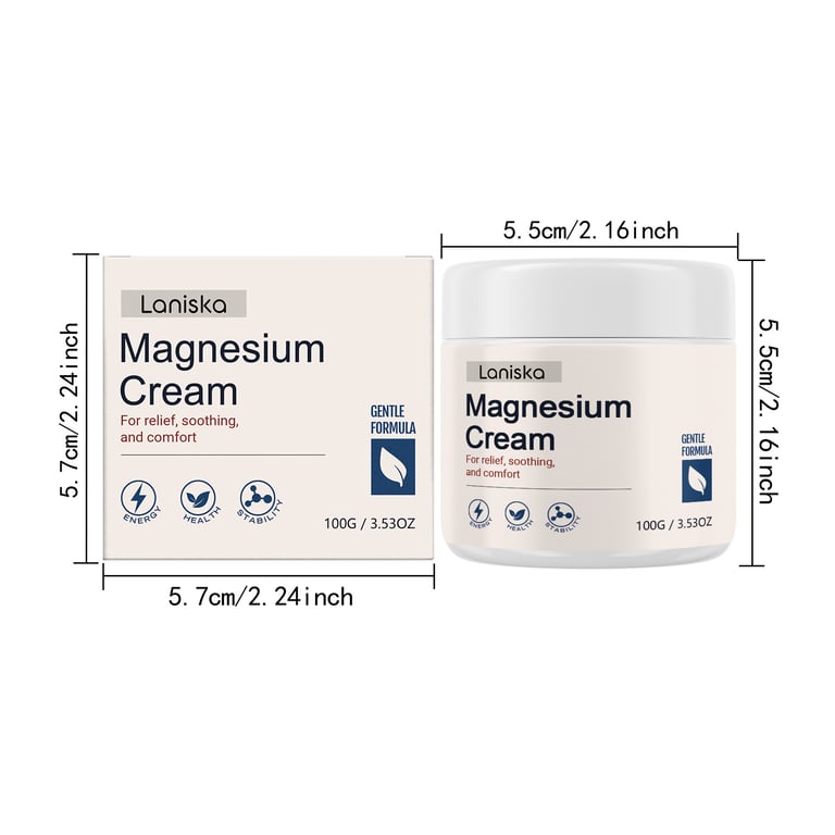 Laniska Magnesium Cream for Joint Pain Relief | Daily Massage Care thumbnail 3