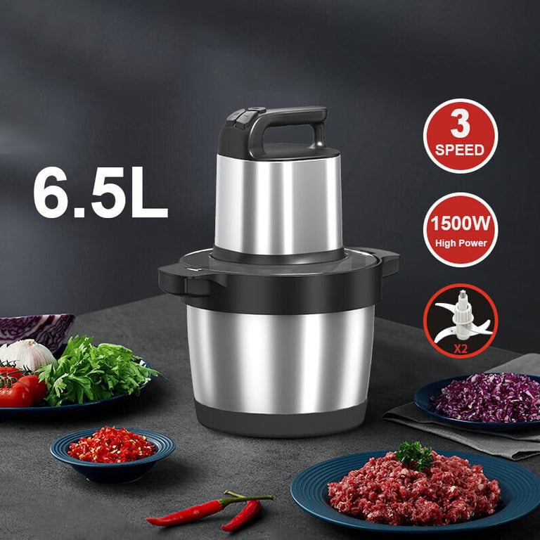 6.5L Electric Meat Grinder | 1500W Stainless Steel Food Processor