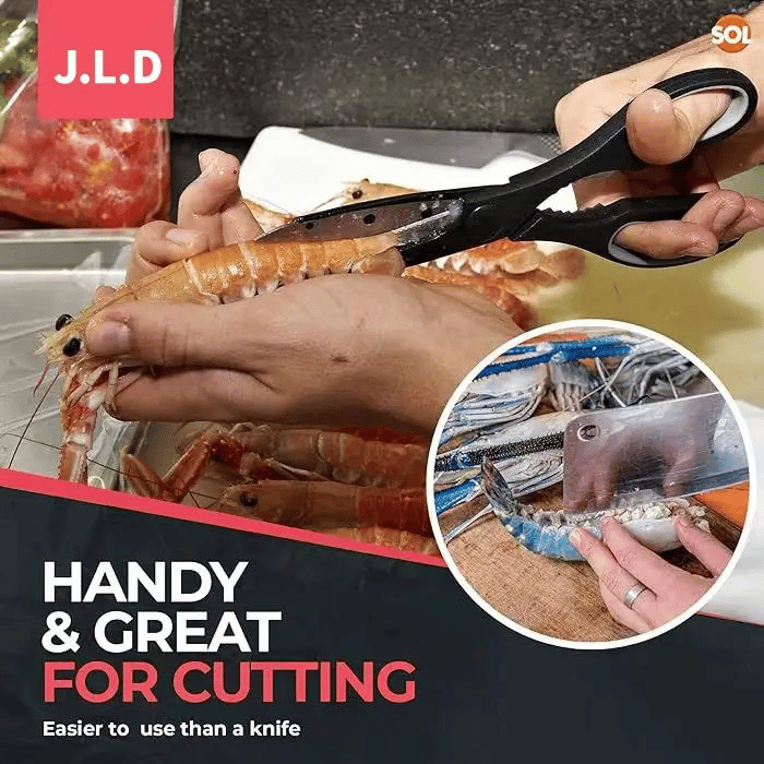 Multi-Purpose Kitchen Scissors with Nutcracker & Bottle Opener Canada thumbnail 5
