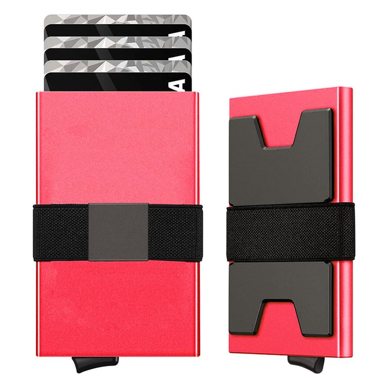 Aluminum RFID Card Case Minimalist Wallet | Mens Card Holder A008 thumbnail 5