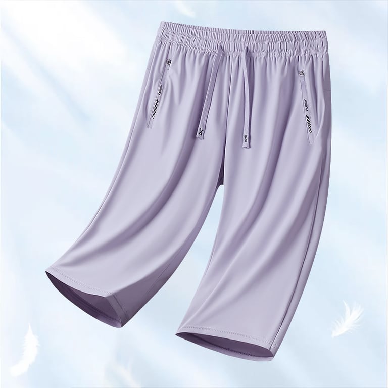 Summer Couple High-Elastic Ice Silk Quick-Drying Pants Canada thumbnail 3