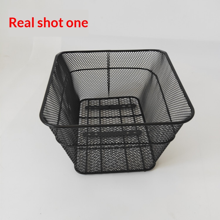 Mountain Bike Rear Rack Basket | Durable Metal Mesh Storage thumbnail 3
