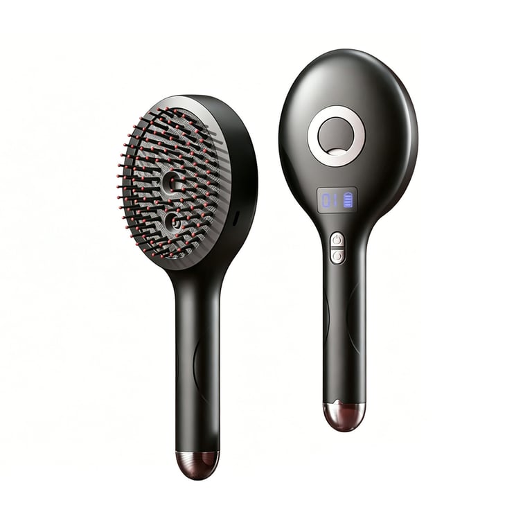 Spray Head Massage Comb with Digital Display | Scalp Care thumbnail 4