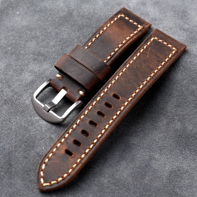 Italian Cowhide Vegetable Tanned Watch Strap | Handmade Premium thumbnail 8