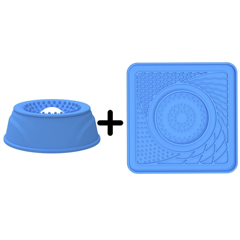 Silicone Slow-Feeding Dog Bowl | Anti-Gulping Pet Feeder Canada thumbnail 4