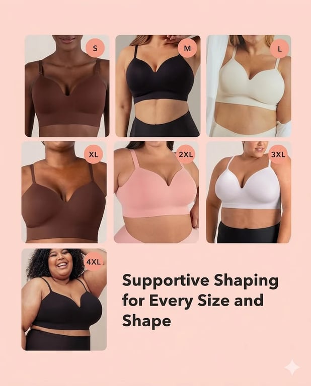Supportive Comfort Wireless Shaping Bra thumbnail 8