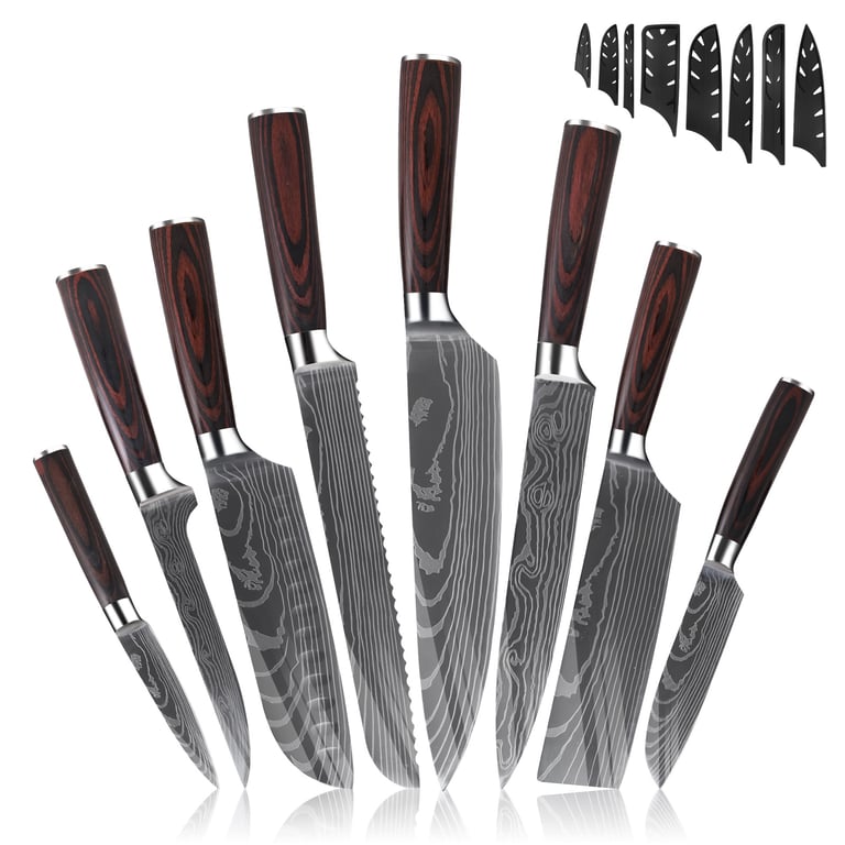 Stainless Steel Kitchen Knives Suit