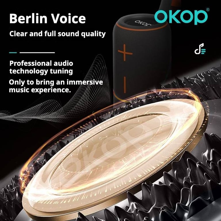 KP-806 Portable Bluetooth Speaker | Home & Kitchen Audio with RGB Lighting thumbnail 6